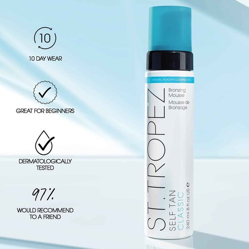 Bundle of St.Tropez Double-Sided Luxe Velvet Applicator Mitt + St. Tropez Self Tan Classic Bronzing Mousse 8oz