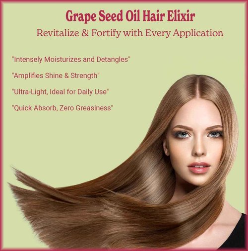 Natural Born Oils Grape Seed Oil, 1 Gallon, Organic, Cold-Pressed, Nutrient-Dense, Deep Skin Nourishment, Hair Revitalization