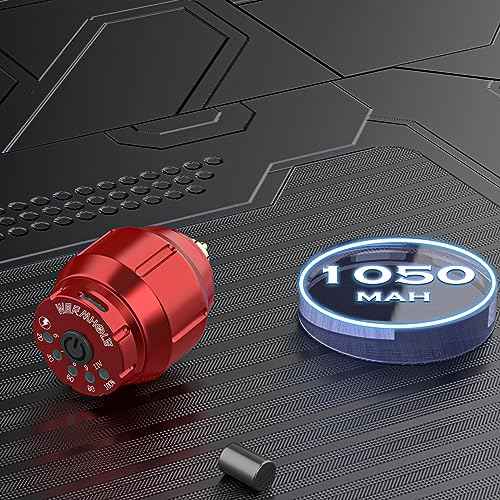 Wormhole Wireless Tattoo Power Supply for Tattoo Machine Wireless Tattoo Pen Battery 1050mAh Power Supply RCA Connector Rechargeable WA01-B