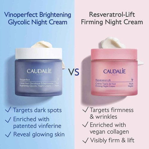 Caudalie Vinoperfect Dark Spot Brightening Glycolic Night Cream, Refill Pod - 50 mL