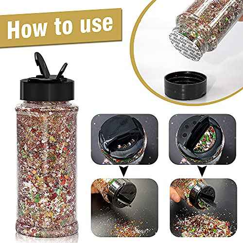 Christmas Nail Art Glitter,100g Cosmetic Craft Glitters for Nails, Face, Make Up, Body,Festival Decor(SD-01