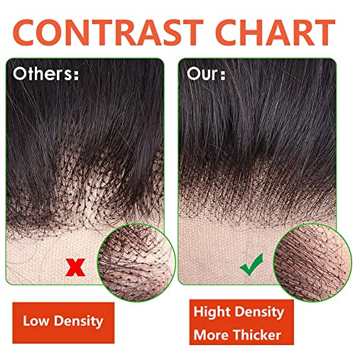 12A Grade Deep Wave Lace Frontal 13x4 Ear to Ear Lace Frontal 20 Inch 100% Unprocessed Brazilian Virgin Human Hair Swiss Lace Frontal Closure 200% Density Pre Plucked With Baby Hair Natural Color