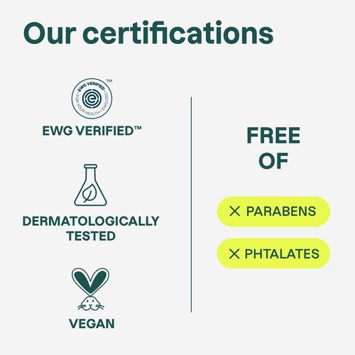 ATTITUDE 2-in-1 Body Wash and Hair Shampoo, EWG Verified Shower Gel, Dermatologically Tested, Made with Naturally Derived Ingredients, Vegan Personal Care, Ginseng and Grapeseed Oil, 16 Fl Oz