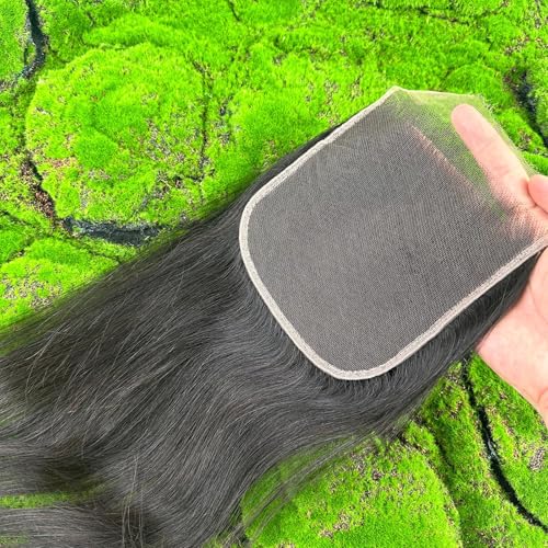 18inch 6x6 HD lace Closure Frontal Pre Plucked Baby Brazilian Virgin Hair Bleached Knots Human Hair Closure Straight