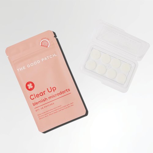 The Good Patch Clear Up, Microdart Blemish Patches, Fast - Starts Working in 2 Hours, Made with Salicylic Acid, Witch Hazel and Tea Tree Oil, For Face and Pimples (32 Total Microdart Patches)