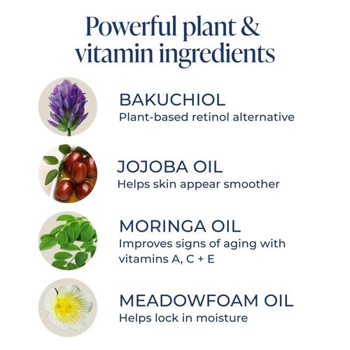 Kind Science Radiance Face Oil - Hydrating with Vitamin E, C & A, Bakuchiol, Jojoba & Moringa Oil - Anti Aging to Give Skin a Fresh, Dewy Look - Vegan, Paraben Free, Cruelty Free, 0.5 fl oz
