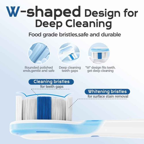 nicedae UltraSonic Pro Whitening Toothbrush – 37,200/Min Vibrations, 180-Day Battery, 2 Brush Heads & Travel-Friendly – Dentist-Recommended Deep Clean