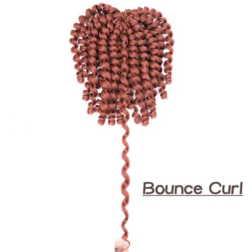 12Inch 5Packs Wand Curl Crochet Hair,Jamaican Bounce Crochet Hair Extensions Crochet Braids Curly Crochet Hair for Women Curly Braiding Hair Extensions(5Packs,90Strands, #350)