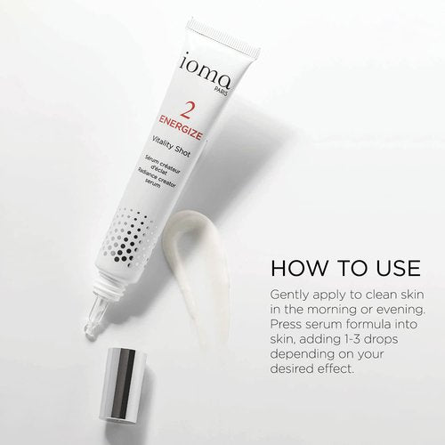 IOMA Paris Vitality Shot, Vitamin-Enriched Face Serum Renews Radiance in Your Skin (30 ml)