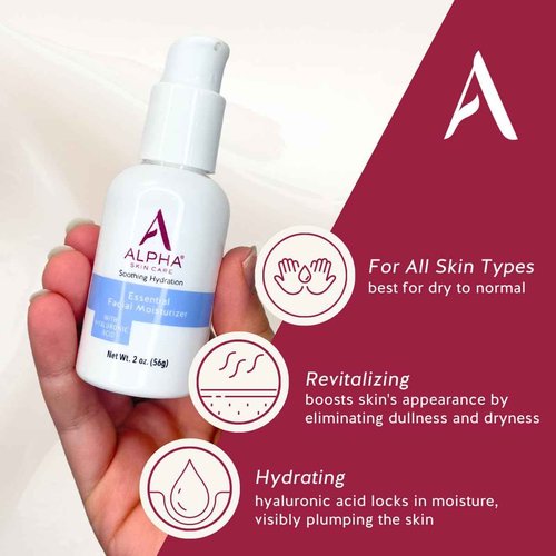 Alpha Enhanced Renewal 2oz and Enhanced Wrinkle Repair 1.05oz and Essential Facial Moisturizer with Acid 2oz