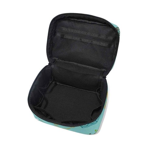 Makeup Train Cases Crowns Travel Cosmetic Bag Portable Artist Storage Bag Organizer for Womens
