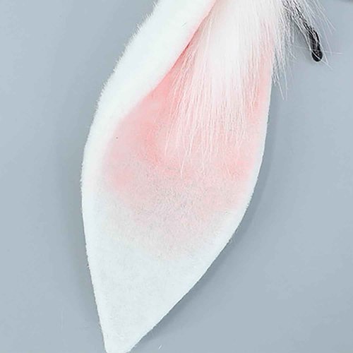 Faylay Women Cosplay Bunny Ears Rabbit Headband Animal Ears Furry Bunny Ears Party Accessories (MHTCET-4Camel)