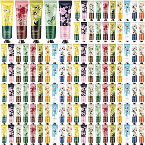200 Pack Hand Cream Gifts Set for Women Mothers Day Gifts for Mom Mini Lotion Bulk for Dry Cracked Hands, Mini Hand Lotion for Nurse Gifts,bridesmaid Gifts,teacher Appreciation Gifts,10 Styles