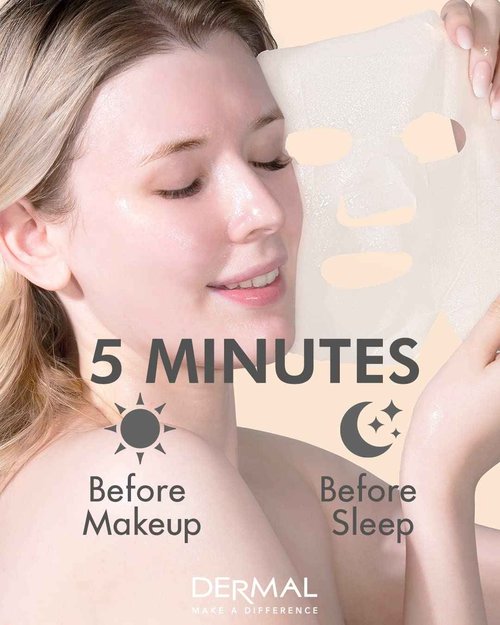 DERMAL 78 Combo Pack Collagen Essence Korean Face Mask - Hydrating & Soothing Facial Mask with Panthenol - Hypoallergenic Self Care Sheet Mask for All Skin Types - Natural Home Spa Treatment Masks
