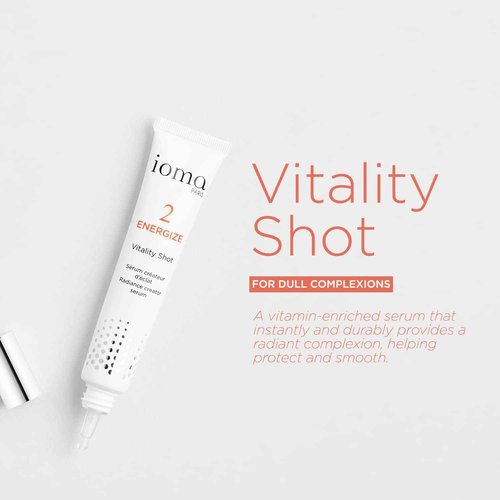 IOMA Paris Vitality Shot, Vitamin-Enriched Face Serum Renews Radiance in Your Skin (30 ml)