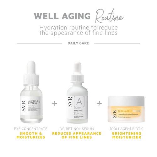 SVR COLLAGEN Biotic Firming Face & Neck Cream with Hyaluronic Acid, Collagen Peptides & Vitamin C. Day & Night Moisturizer That Targets Fine Lines and Wrinkles. For All Skin Types, 1.7 fl.oz.