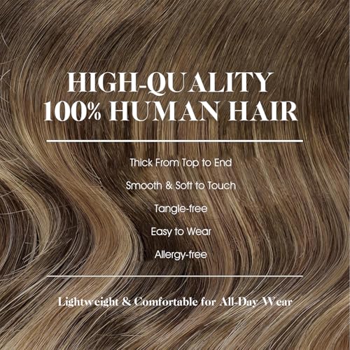 SIYUSI Clip in Hair Extensions Real Human Hair, 100% Brazilian Remy Human Hair Clip Ins, Invisible & Scalp-Friendly, Platinum Silver Color,7Pcs 4.23oz, 16 Inch