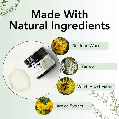 Thena Organic Sitz Bath Soak and Intense Hemorrhoid Cream Bundle