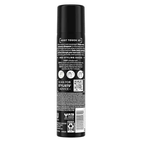 TRESemm? Root Touch-Up, Temporary Hair Color, Light Brown Hair Ammonia-free, Peroxide-free Root Cover Up Spray 2.5 oz