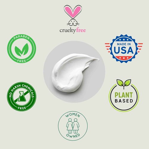 Fragrance Free and Lavender Face and Body Cream, All Natural Ultra Rich Body Butter Cream for Women, Men and Kids - 8fl oz