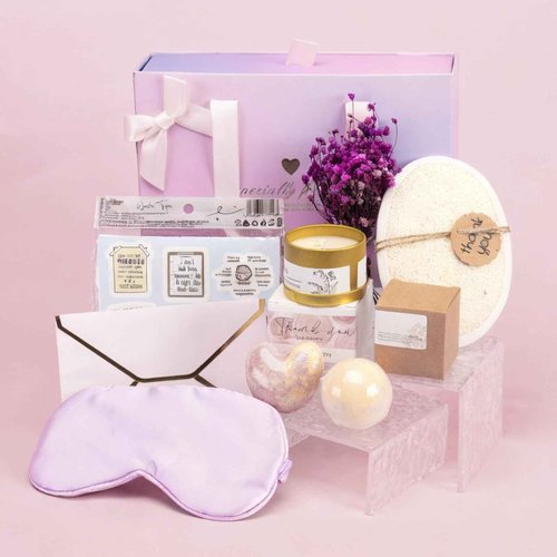 Luxury Birthday Gifts Box for Women with Greeting Card | Gift Set for Mom, Wife, Sister, Grandma, Friends | Relaxing Self Care Basket | Christmas, Mother’s Day, Valentine’s Day Gifts