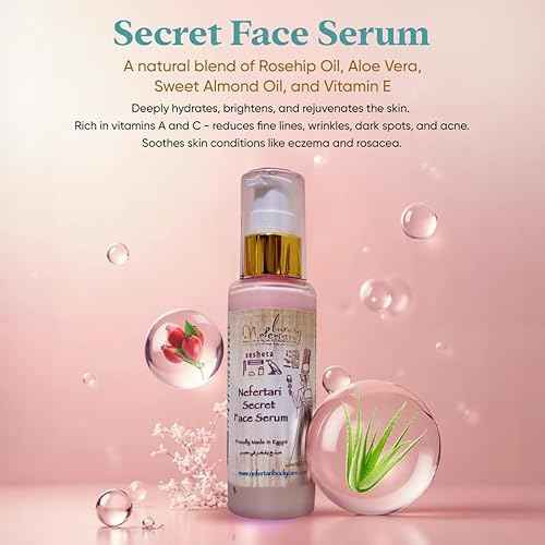 The Secret, The secret to glowing skin The secret behind healthy, radiant and youthful skin For the ancient Egyptian lady, Queen Nefertiti, for a brighter complexion wrinkle corrector