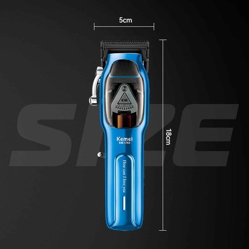 KEMEI Professional Hair Clippers for Men Cord/Cordless Hair Cutting Kits, Hair & Beard Trimmer, Adjustable Barber Clippers with USB Rechargeable, KM-1763