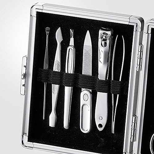World No. 1. Three Seven (777) Travel Manicure Grooming Kit Nail Clipper Set (11 PCs, TS-16000SVC), MADE IN KOREA, SINCE 1975.