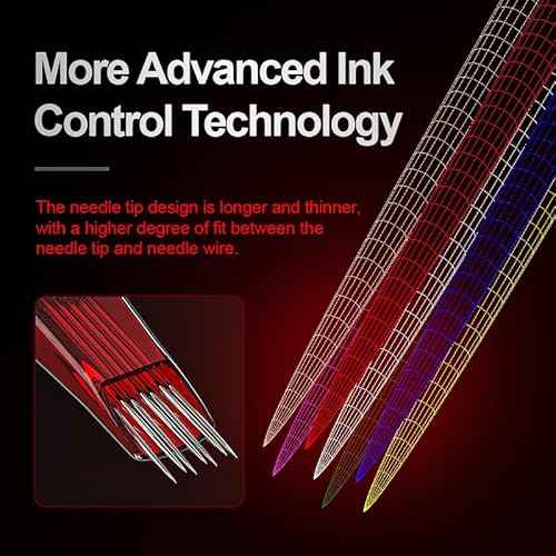 Tattoo Cartridge Needles 20Pcs Round Liner/Round Shader/Magum/Mix Bugpin Disposable Tattoo Needles Cartridge for Rotary Tattoo Machine Pen Gun (1015CM)