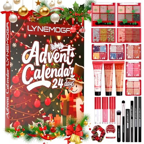 Makeup Advent Calendar 2025 Women Teen Girls,24 Days Christmas Beauty Make Up Sets for Party Festival, Advent Beauty Calendar 2025 Cosmetics Holiday Surprise Make Up Kits for Women Full Kit