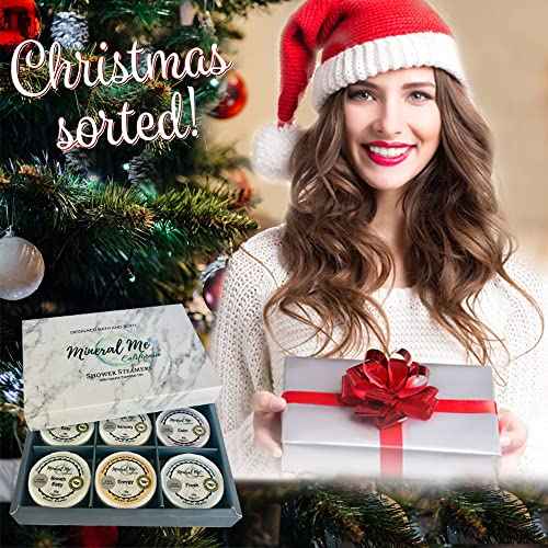 Shower Steamers Aromatherapy - Organic Natural Shower Bombs Vapor Tablets, Aromatherapy for Home Spa, Relaxing Self Care Gift for Men, Women, Stocking Stuffers, Christmas Gifts for Him, Her, Coworker