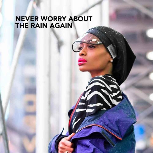 Hairbrella 100% Waterproof Rain Hat, Satin-Lined Cap, UV Sun Protection, Full Hair Coverage, Packable Travel Accessory Cranberry