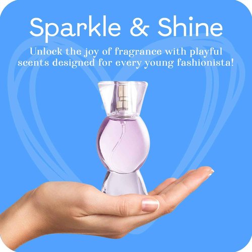 SCENTED THINGS Sweet Crush Perfume Set for Teen Girls, Body Spray Perfume for Kids, Girls 10-12 & Teens, Fashion Collection Girl Gift Set, 3 Candy-Shaped Perfumes