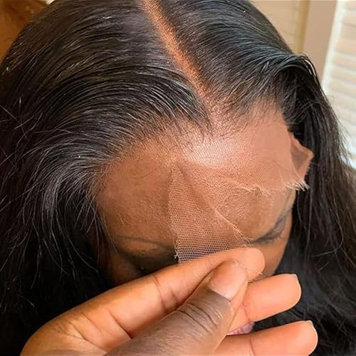 SKINLIKE Real HD Swiss Lace Closure Human Hair 5x5 Lace Closure with Clean Hairline Much More Density Full Cuticle Aligned Brazilian Human Hair Body Wave Style (18inch, HD BW 5x5 lace clsoure)