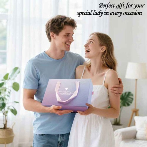 Luxury Birthday Gifts Box for Women with Greeting Card | Gift Set for Mom, Wife, Sister, Grandma, Friends | Relaxing Self Care Basket | Christmas, Mother’s Day, Valentine’s Day Gifts
