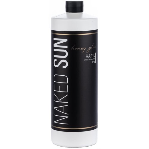 Naked Sun Honey Glow Violet Rapid Spray Tan Solution - 32 oz Airbrush Sunless Self Tan Spray