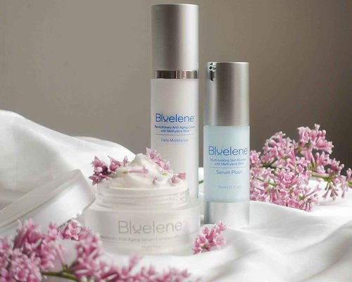 Bluelene Anti Aging Daily Moisturizer, Revolutionary Anti Wrinkle Face Cream with Methylene Blue (50ml) (1.7 Fl Oz). Suitable for Sensitive Skin.