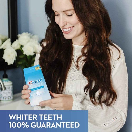 Crest 3D Whitestrips, Classic Vivid, Teeth Whitening Strip Kit, 20 Strips (10 Count Pack) (Pack of 2)