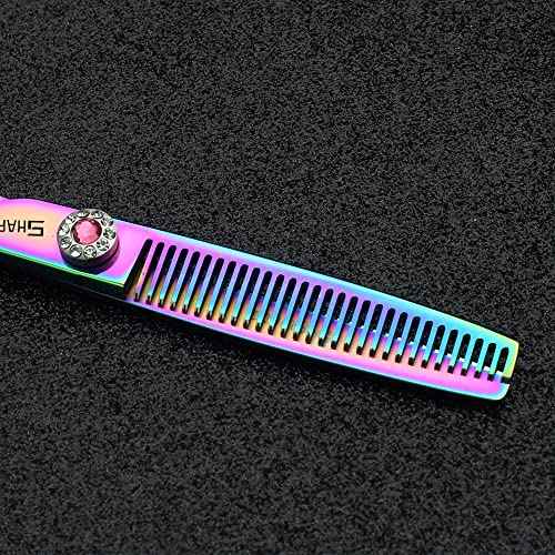 6" Professional Hairdressing Scissors Set, Hair Clipper/Household Stainless Steel Hair Clipper (6" Color Set)