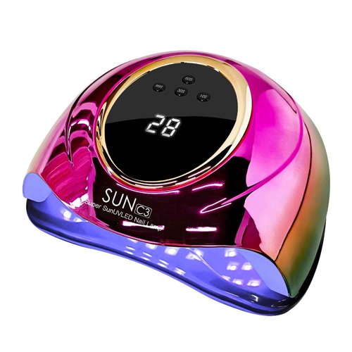 MIRAGE LAYON Professional UV Light for Gel Nails - 63 LED Beads with Auto Sensor & 4 Timer Settings, High-Power LED/UV Lamp for Fast Curing, Salon & Home Gel Polish Dryer
