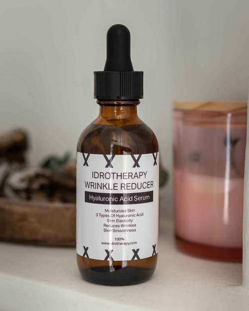 Idrotherapy Face Serum Moisturizer for Women, Hyaluronic Serum with 3 Types of Hyaluronic Acid, Argan Oil & Vitamin E, Hydrating Serum for Face (2fl.oz/60ml)