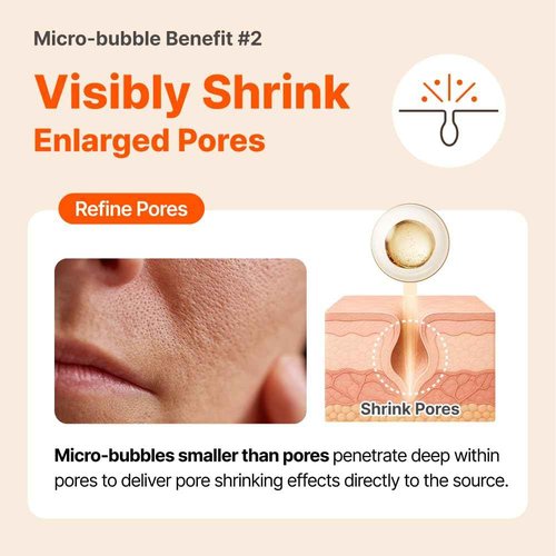 MENOKIN 30 Seconds Quick Bubble Mask [Lift&Bright], Korean Face Mask, Radiance-boosting, Easy to Use,Glass Skin, 3.21 fl.oz