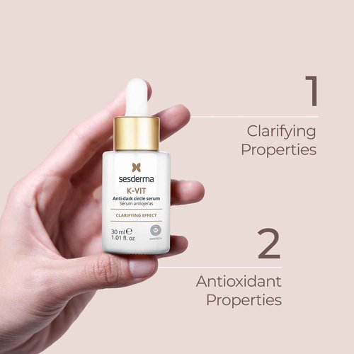 Sesderma K-VIT Facial Anti-Dark Circle Serum, Revitalizing Eye Serum for Dark Circles & Signs of Aging, Gentle Formula with Vitamin K, 1.0 fl oz