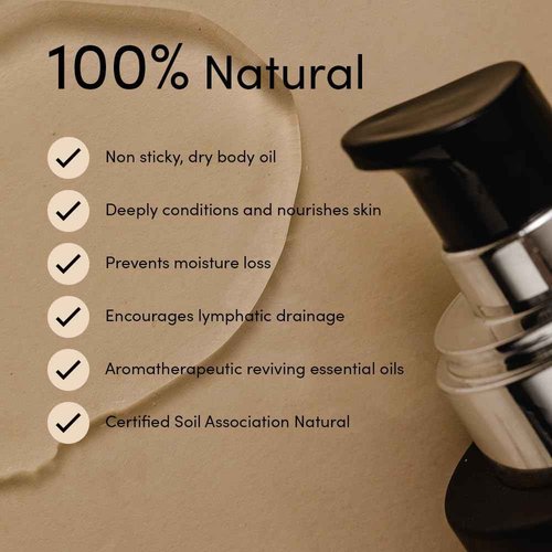 Urban Veda Natural Skincare Reviving Body Oil for Tired and Mature Skin 3.3 Fl Oz