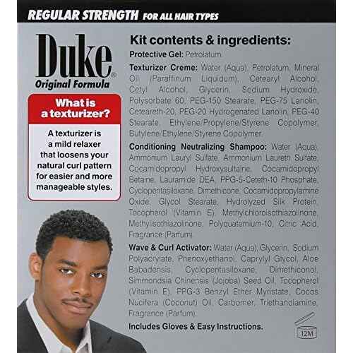 Duke Texturizing Creme Kit for Men Regular | Easy To Use for All Hair Types, 1 Count