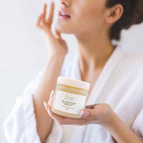 Soapeauty Cocoa Butter Raw Refined Deodorized 100% pure natural | Body, Hair & DIY Recipes, Lip Balms, Lotions, Creams, Stretch Marks | Non GMO, No Preservatives, Vegan | 32 oz/2 Pounds