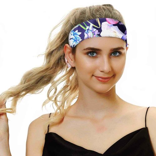 sent hair 2pcs Extra Long Satin Bonnet Sleep Cap for Women, Double-Layer Silky Hair Bonnet for Braids/Dreadlocks/Curly/Long Hair with Tie Band (Green Flora & Purple Floral)