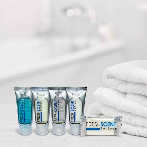 Freshscent Body Wash 1oz (200 Pack) Hotel Travel Size, Bulk Amenities and Toiletries for Hospitality