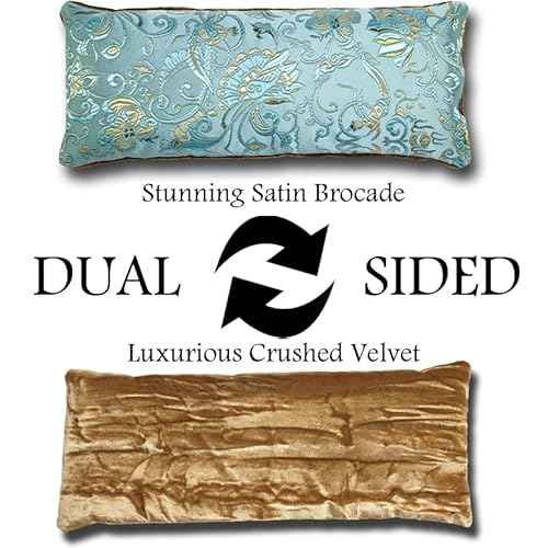 Handmade Luxe Serenity Eye Pillow - All-Natural Flaxseed - Unscented or Lavender Scented ? Weighted Eye Mask for Yoga, Meditation, Hot & Cold Therapy