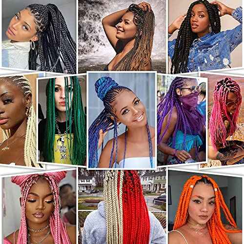 Pre stretched Braiding Hair 32 Inch Pink Braiding Hair Extensions Yaki Braids Hair Hot Water Setting Synthetic Hair Colored Braiding Hair Crochet Hair(3 Packs,Pink#)